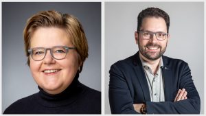 Susanne Falcke (li.) und Steffen Riesenberg