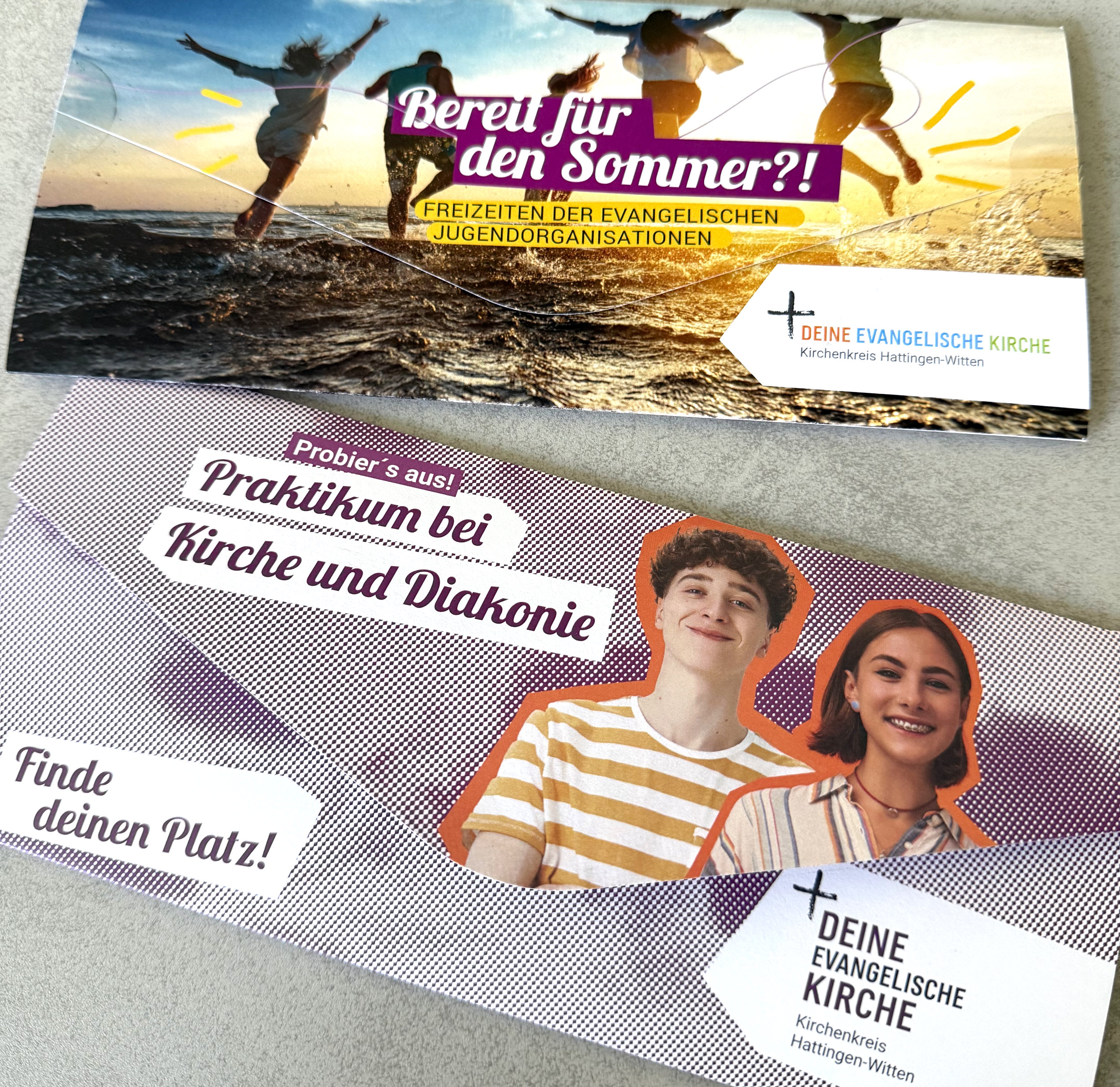 Die ersten Selfmailer der Kirchenpost wurden jetzt in 14 Kirchenkreisen der evangelischen Kirche in Westfalen verschickt