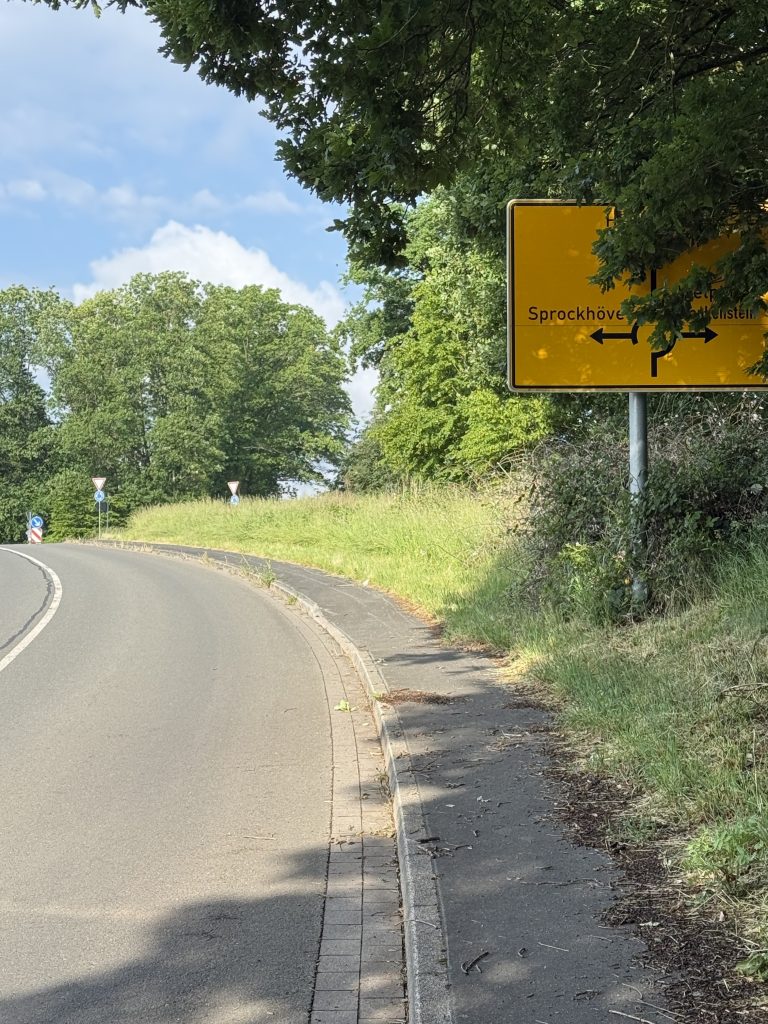 Wegweiser nach Sprockhövel